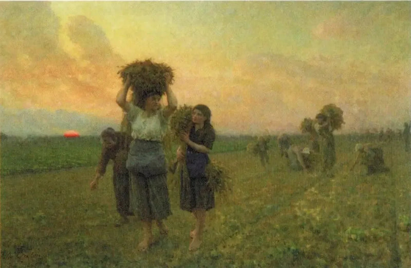Die letzten Gläubigen - Jules Breton