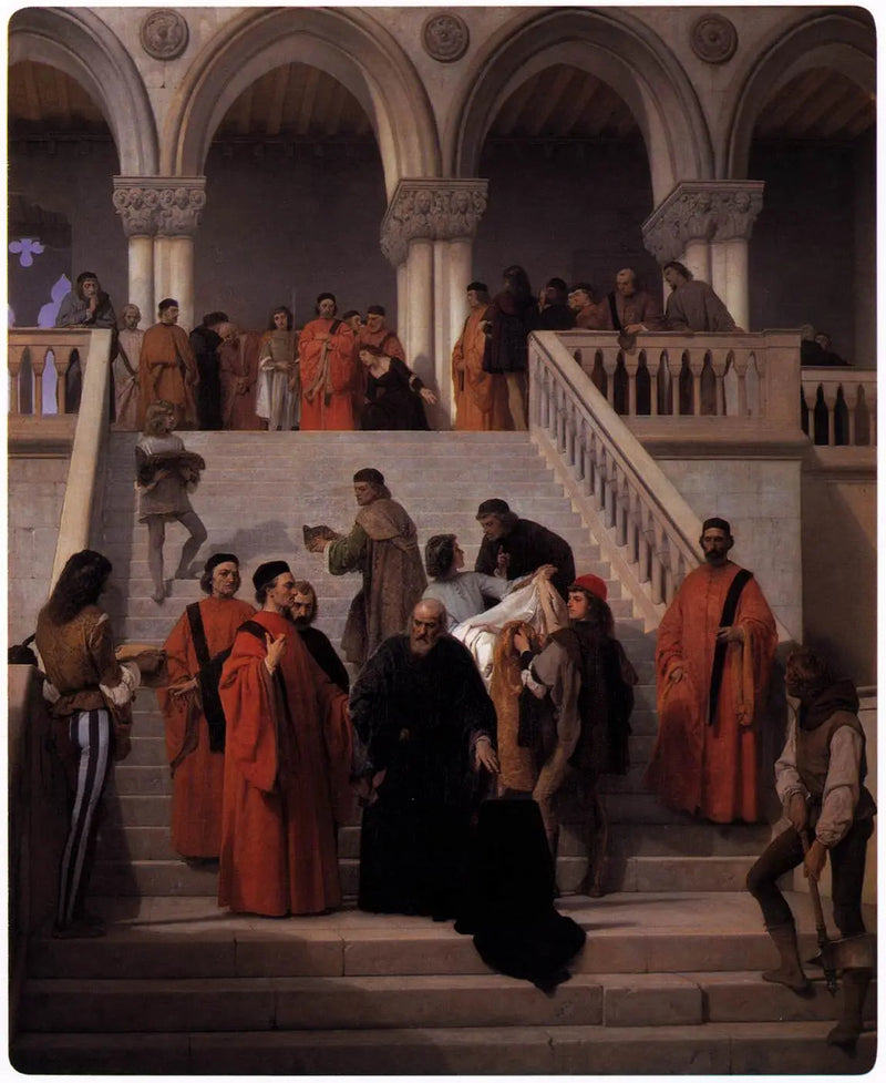 Die letzten Momente des Dogen Marin Faliero - Francesco Hayez