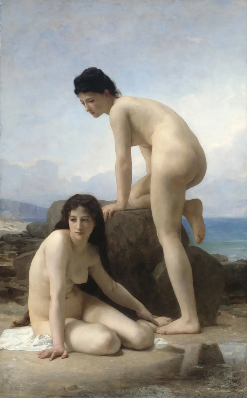 Die zwei Badenden - Bouguereau