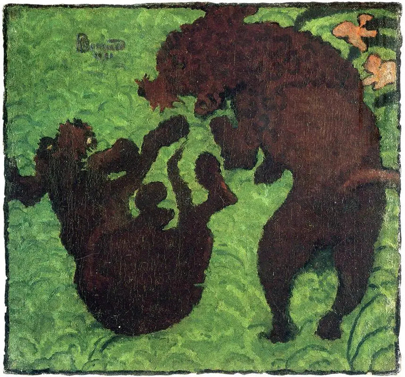 Die zwei Pudel - Pierre Bonnard