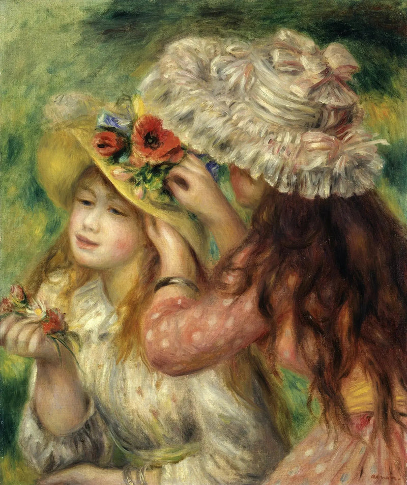 Die beiden Mädchen - Pierre-Auguste Renoir