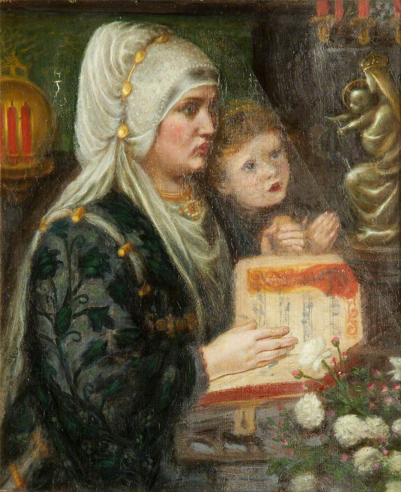 Die beiden Mütter - Dante Gabriel Rossetti