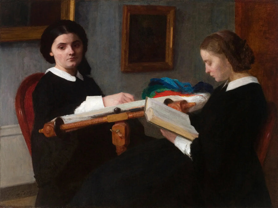 Die Zwei Schwestern - Henri Fantin-Latour