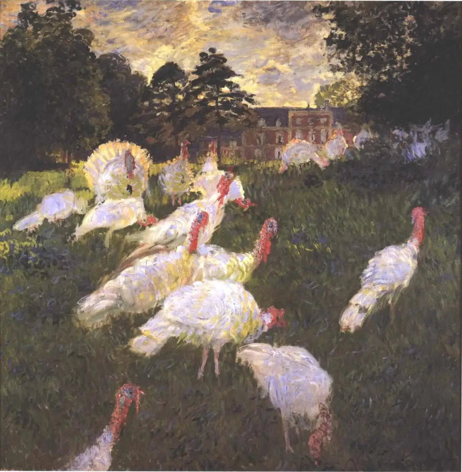 Die Truthähne - Claude Monet
