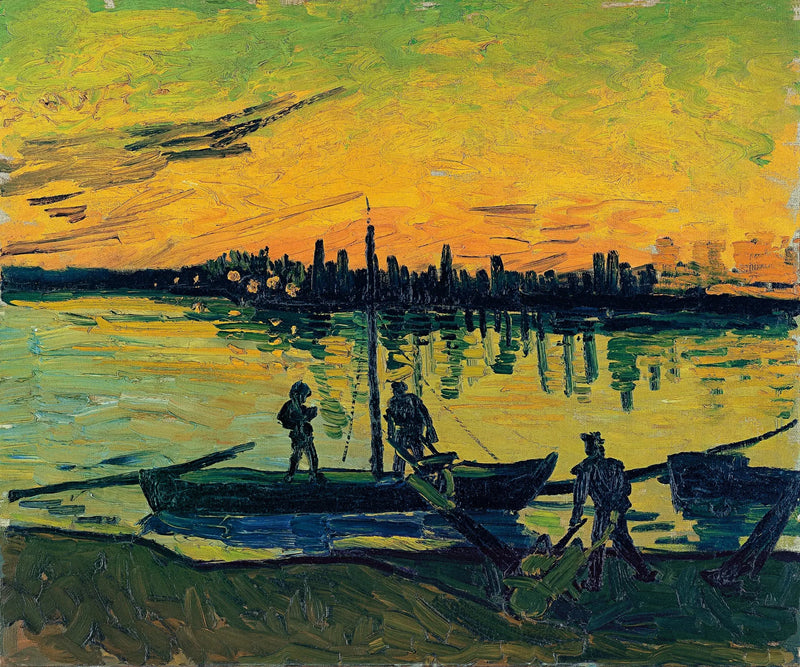 Die Hafenarbeiter in Arles - Vincent van Gogh