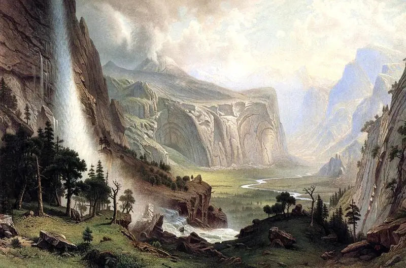 Die Kuppeln des Yosemite - Albert Bierstadt