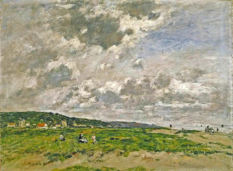 Die Dünen von Tourgeville - Eugène Boudin