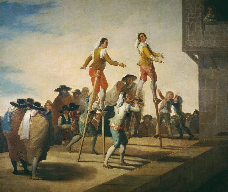 Die Stelzenläufer - Francisco de Goya