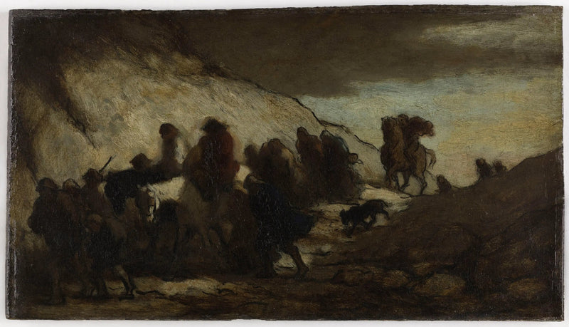 Die Auswanderer - Honoré Daumier