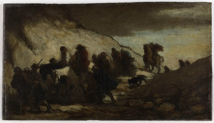 Die Auswanderer - Honoré Daumier