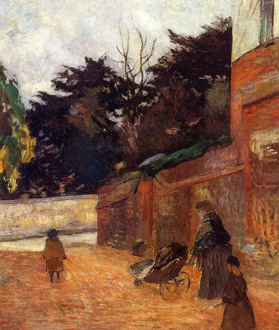 Les Enfants dans la rue - Paul Gauguin image 1 copie peinte à la main à l’huile