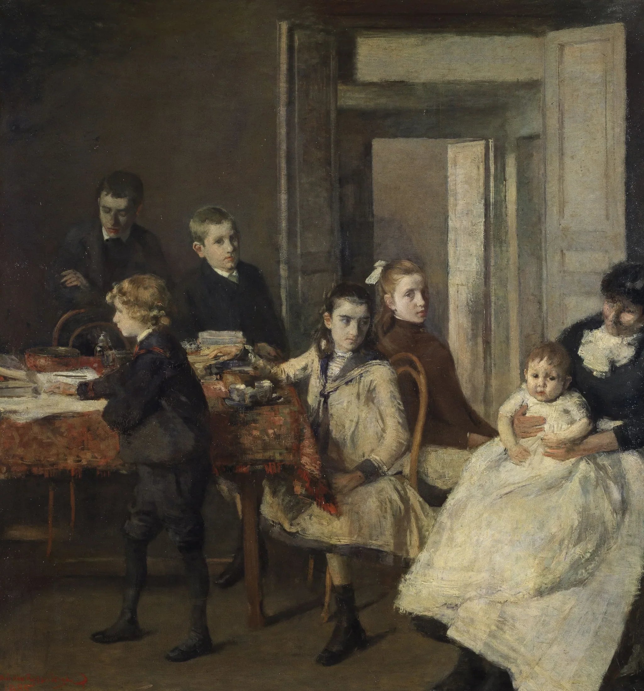 Les enfants de François Van Rysselberghe - Théo van Rysselberghe image 1 reproduction réalisée par Alpha Reproduction
