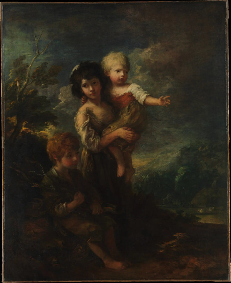 Die Kinder des Cottages (Die Holzsammler) - Thomas Gainsborough