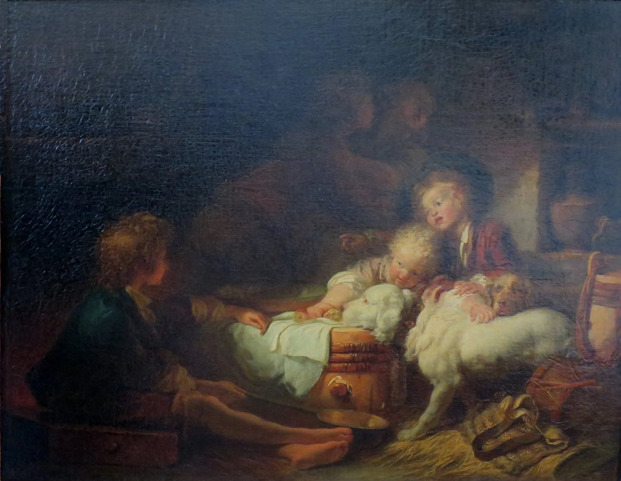 Die Kinder des Bauernhofs - Jean-Honoré Fragonard