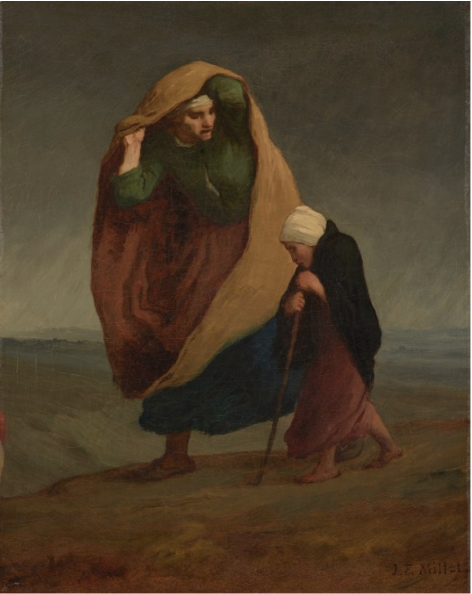Die Irrenden - Jean-François Millet