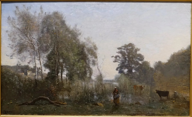 Die Teiche von Ville d'Avray - Jean-Baptiste Camille Corot