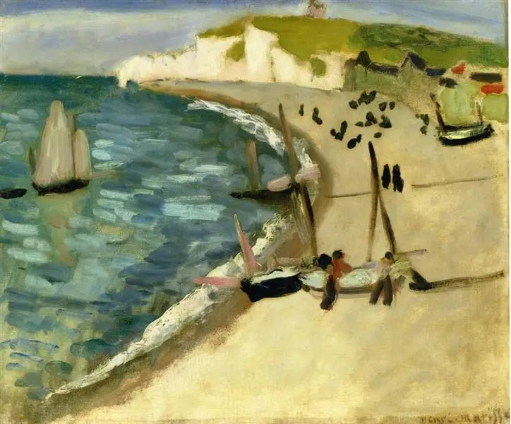 Die Klippen von Étretat - Henri Matisse