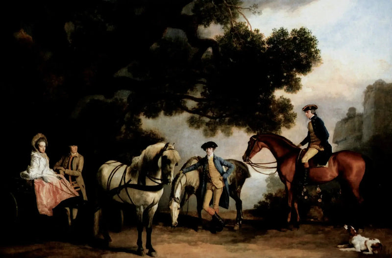 Die Familien Milbanke und Melbourne - George Stubbs