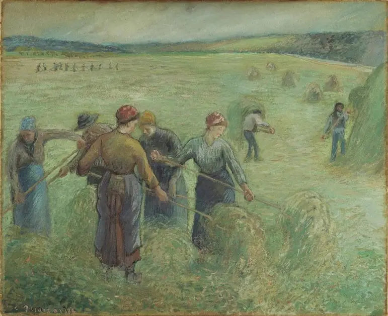 Die Heuernte - Camille Pissarro