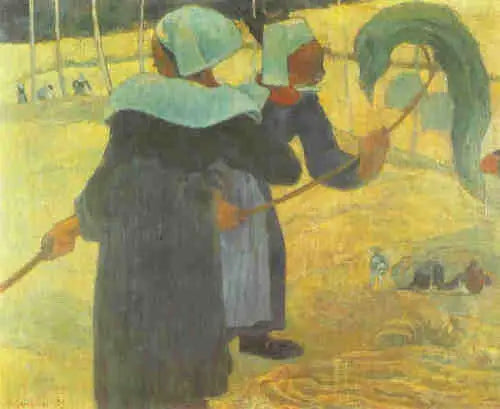 Die Heuernte - Paul Gauguin