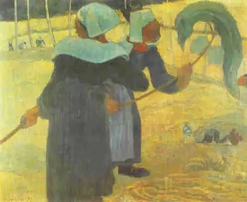 Die Heuernte - Paul Gauguin