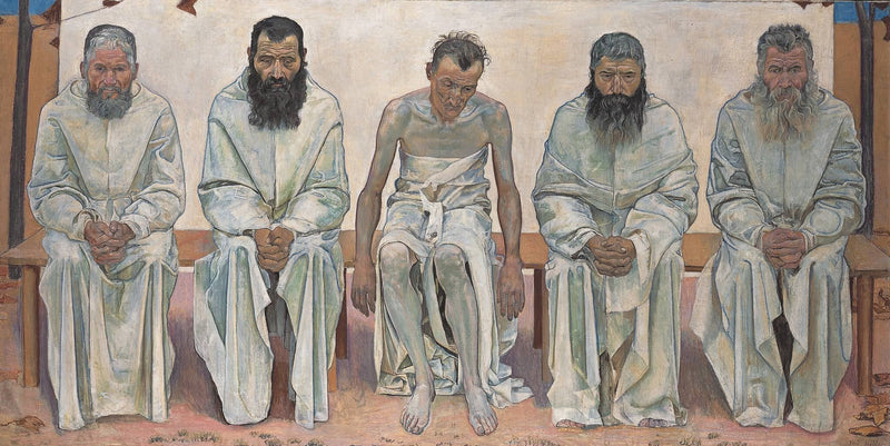 Die Müden des Lebens - Ferdinand Hodler