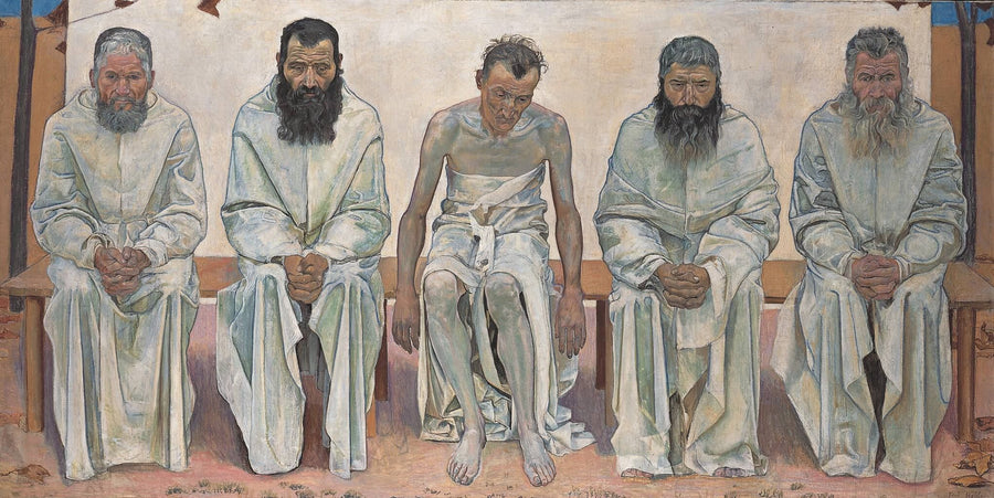 Die Müden des Lebens - Ferdinand Hodler