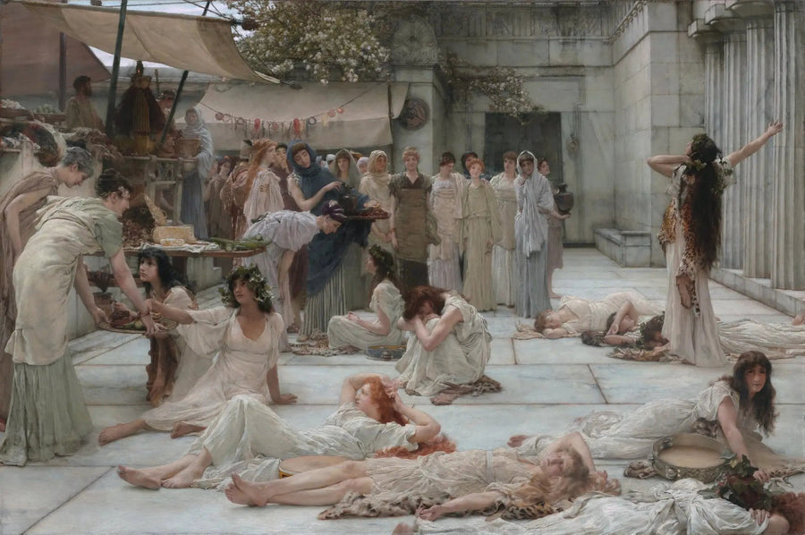 Die Frauen von Amphissa - Lawrence Alma-Tadema