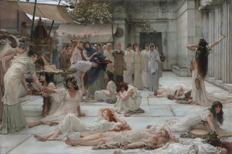 Die Frauen von Amphissa - Lawrence Alma-Tadema