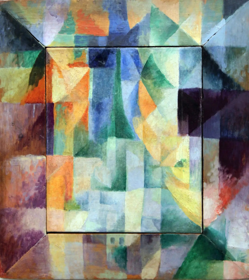 Die gleichzeitigen Fenster auf die Stadt. 1. Teil, 2. Motiv, 1. Replik - Robert Delaunay
