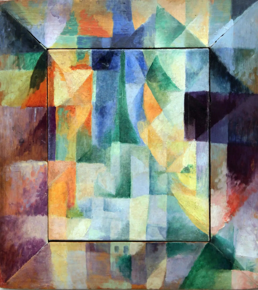 Die gleichzeitigen Fenster auf die Stadt. 1. Teil, 2. Motiv, 1. Replik - Robert Delaunay