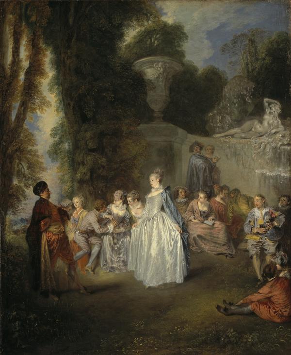 Die venezianischen Feste - Antoine Watteau