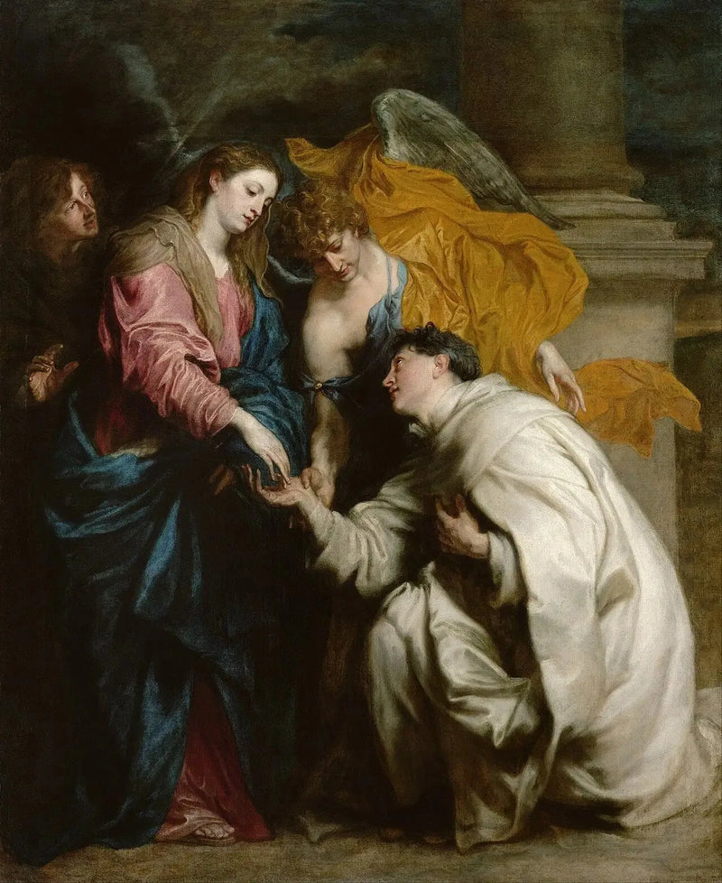 Die mystischen Verlobungen des seligen Joseph Hermann mit der Jungfrau Maria - Antoine van Dyck