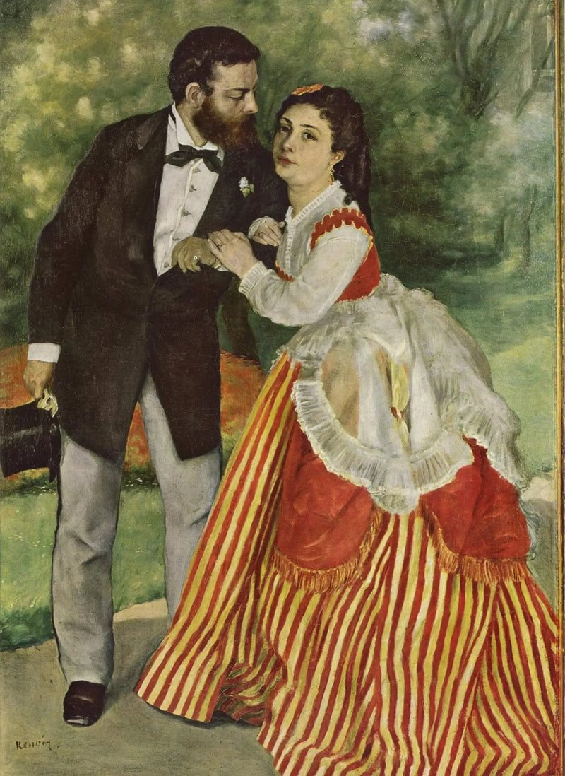 Die Verlobten - Das Sisley-Haushalt - Pierre-Auguste Renoir