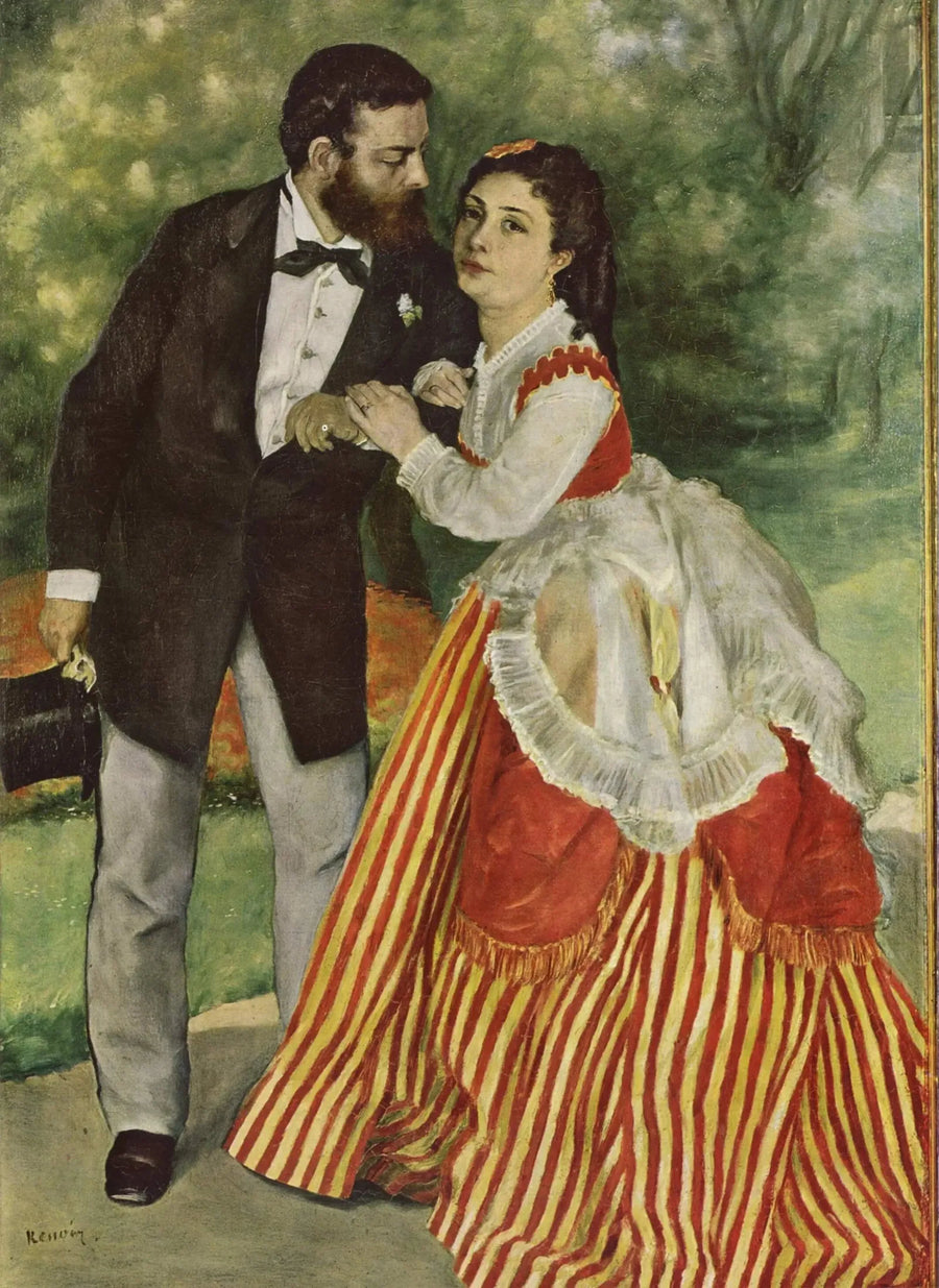 Die Verlobten - Das Sisley-Haushalt - Pierre-Auguste Renoir