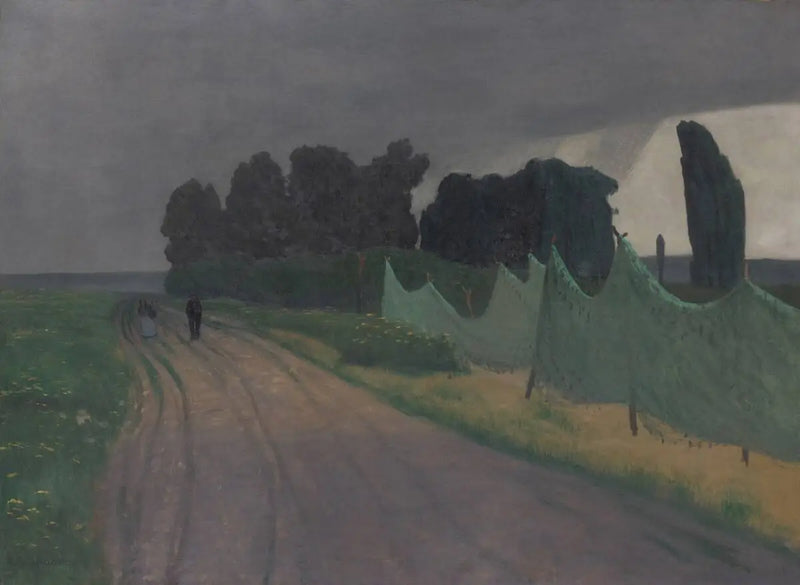 Die Netze, Honfleur - Félix Vallotton