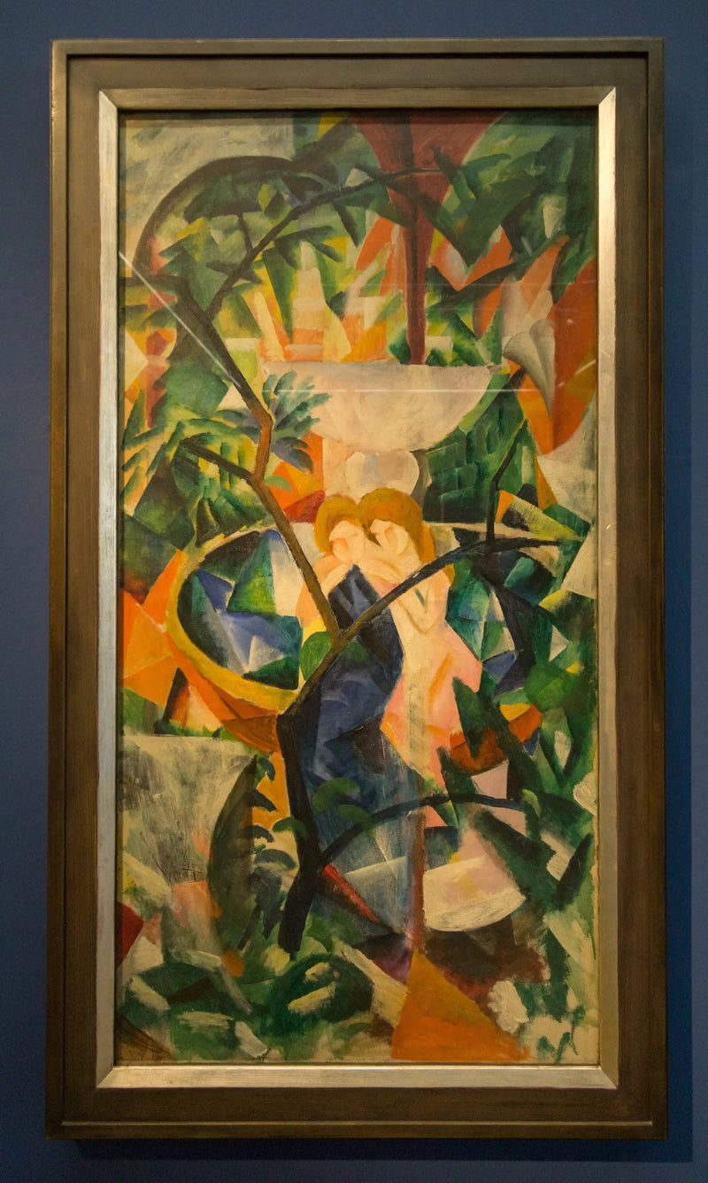 Die Mädchen am Brunnen - August Macke