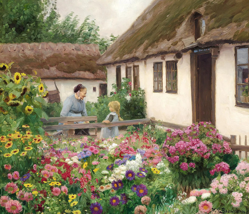 Die Blumen des Gärtners. - H. A. Brendekilde