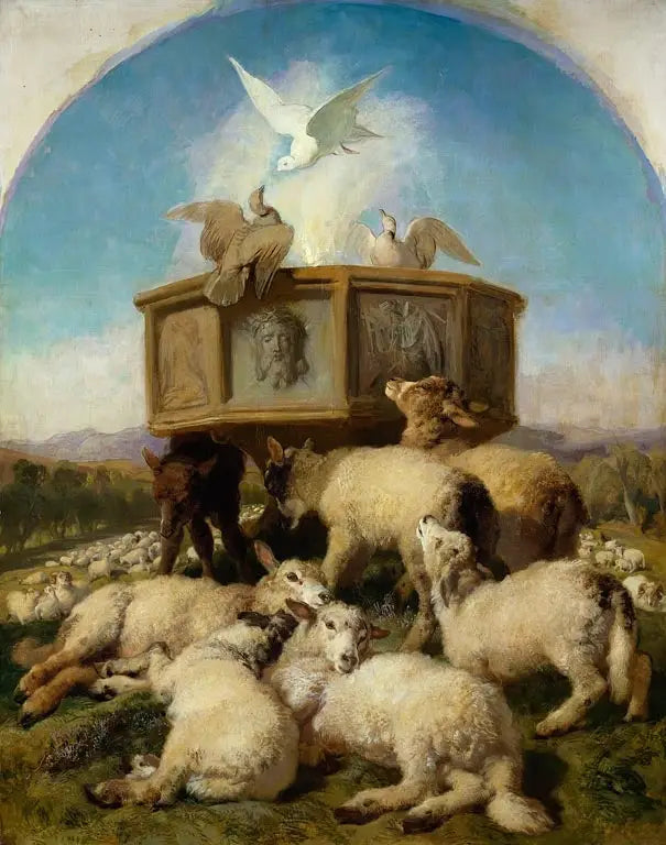 Die Taufbecken - Edwin Henry Landseer