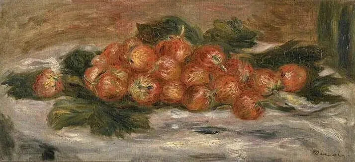 Die Erdbeeren - Pierre-Auguste Renoir