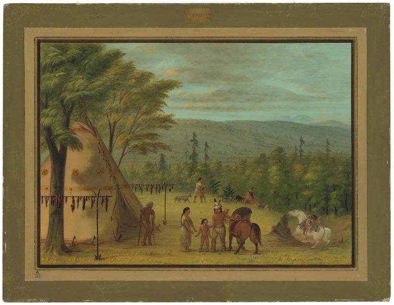 Die Brüder Cheyenne beginnen ihre Herbstjagd - George Catlin