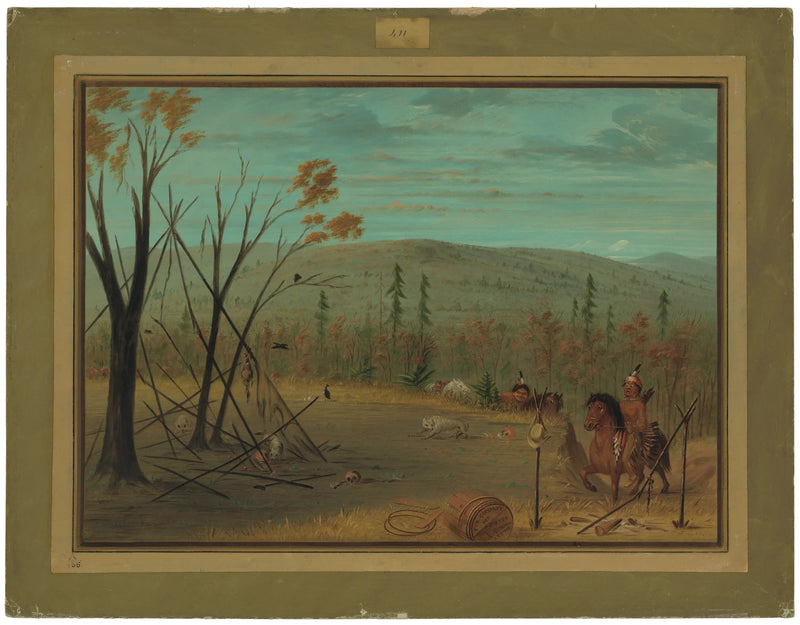 Die Brüder Cheyenne kehren von ihrer Herbstjagd zurück - George Catlin