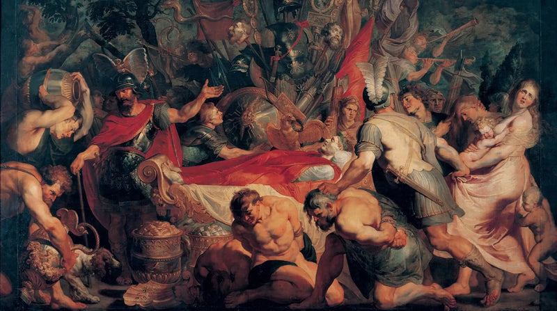 Die Beerdigung von Decius Mus - Peter Paul Rubens