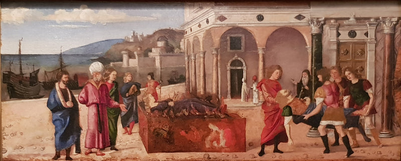 Die Beerdigung von Marcus Plautius und Orestilla - Cima da Conegliano