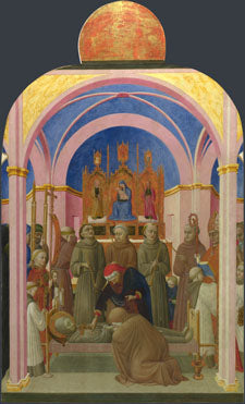 Les funérailles de saint François - Sassetta