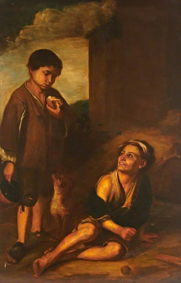 Die Bettlerjungen - Bartolomé Esteban Murillo