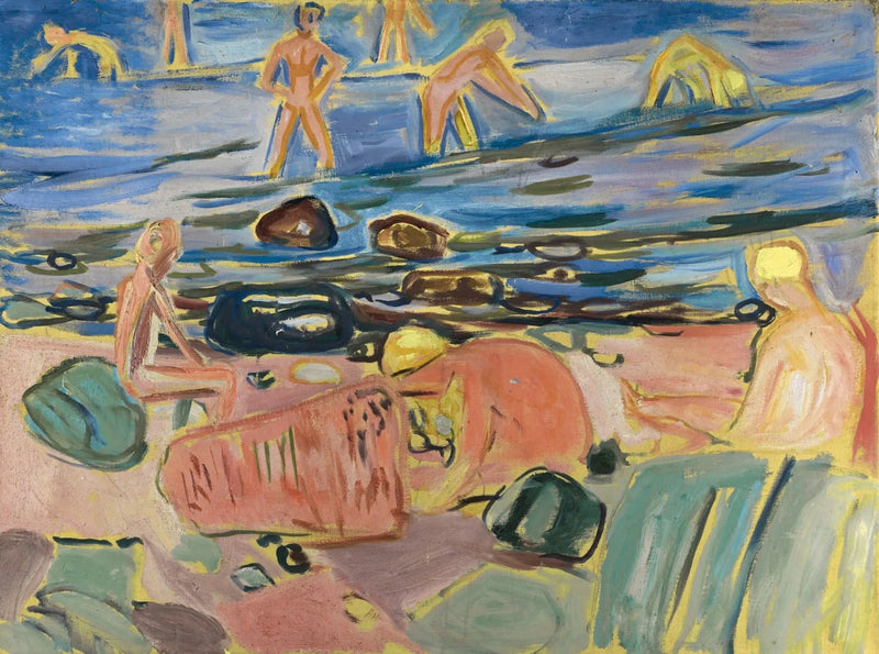 Die badenden Jungen - Edvard Munch