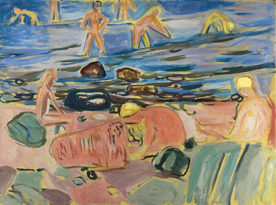 Die badenden Jungen - Edvard Munch