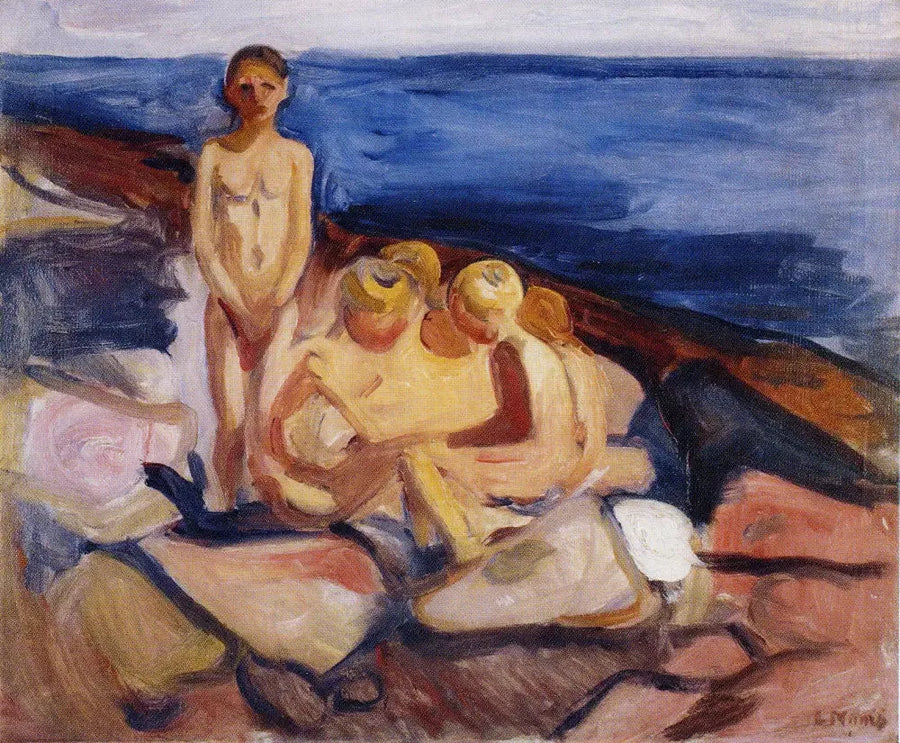 Die badenden Jungen - Edvard Munch