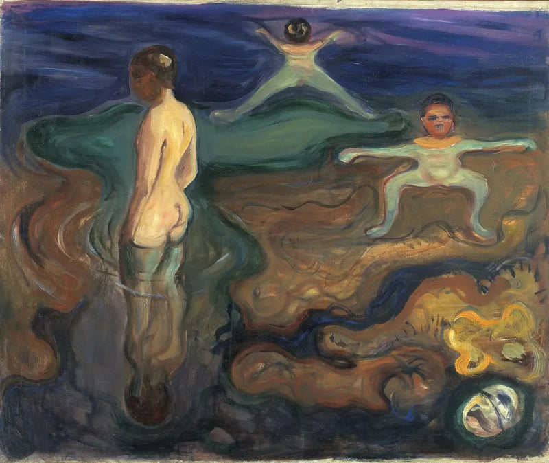 Die badenden Jungen - Edvard Munch